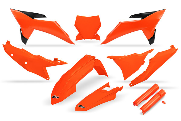 Full Plastic Kit neon orange compatible Ktm SX 250 - SX 125 - SX 150 - SX-F 350 - SX-F 450 - SX 300 - SX-F 250 - XC 125 - XC...